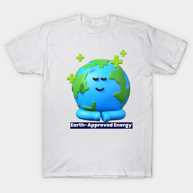 Earth-Approved Energy Solar Lifestyle T-Shirt by Lamount Tees