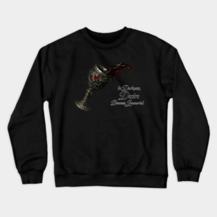 Immortal Desire – Gothic Chalice of Darkness Crewneck Sweatshirt