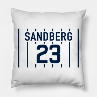 Ryne Sandberg Retirement Flag Shirt Chicago Cubs Baseball T Shirt, Vintage Retro Cubs Tee Shirts Chicago Cubs Apparel Womens Youth Cubs Mens  Pillow