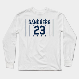 Ryne Sandberg Retirement Flag Shirt Chicago Cubs Baseball T Shirt, Vintage Retro Cubs Tee Shirts Chicago Cubs Apparel Womens Youth Cubs Mens  Long Sleeve T-Shirt