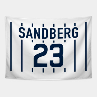 Ryne Sandberg Retirement Flag Shirt Chicago Cubs Baseball T Shirt, Vintage Retro Cubs Tee Shirts Chicago Cubs Apparel Womens Youth Cubs Mens  Tapestry