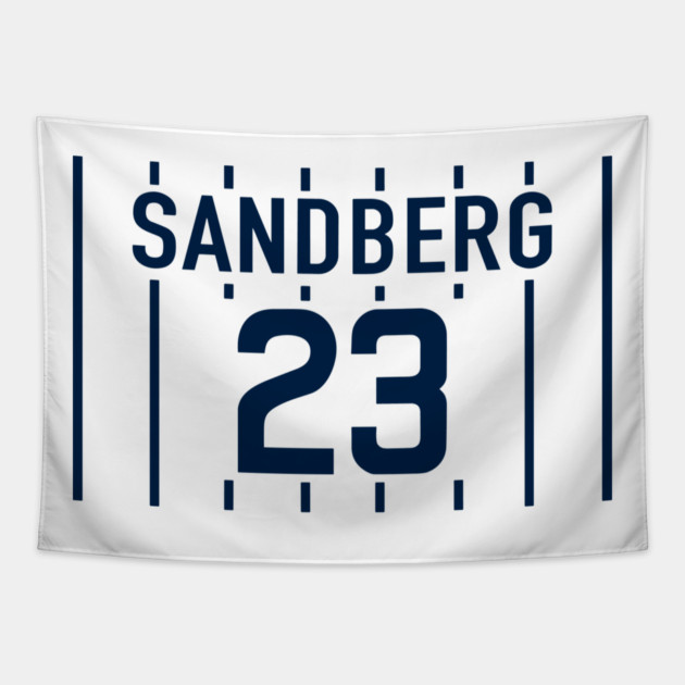 Ryne Sandberg Retirement Flag Shirt Chicago Cubs Baseball T Shirt, Vintage Retro Cubs Tee Shirts Chicago Cubs Apparel Womens Youth Cubs Mens  Tapestry by celestial_artworks