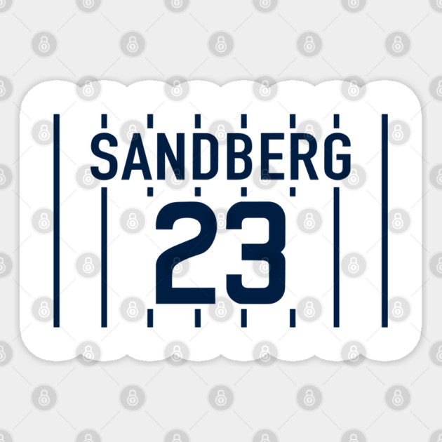 Ryne Sandberg Retirement Flag Shirt Chicago Cubs Baseball T Shirt, Vintage Retro Cubs Tee Shirts Chicago Cubs Apparel Womens Youth Cubs Mens  Sticker by celestial_artworks