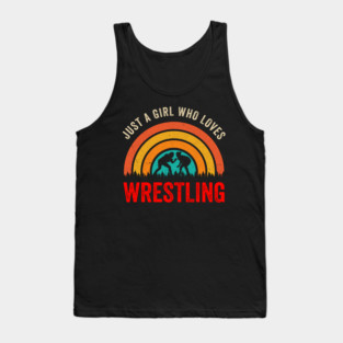 Just A Girl Who Loves Wrestling Tank Top