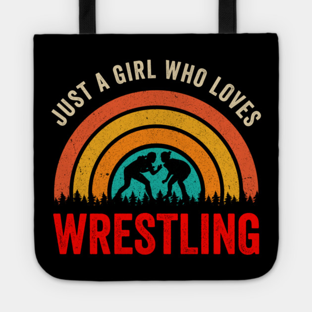 Just A Girl Who Loves Wrestling Tote by ArtistTee ⭐⭐⭐⭐⭐