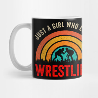 Just A Girl Who Loves Wrestling Mug
