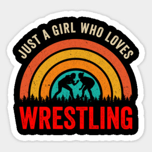 Just A Girl Who Loves Wrestling Magnet