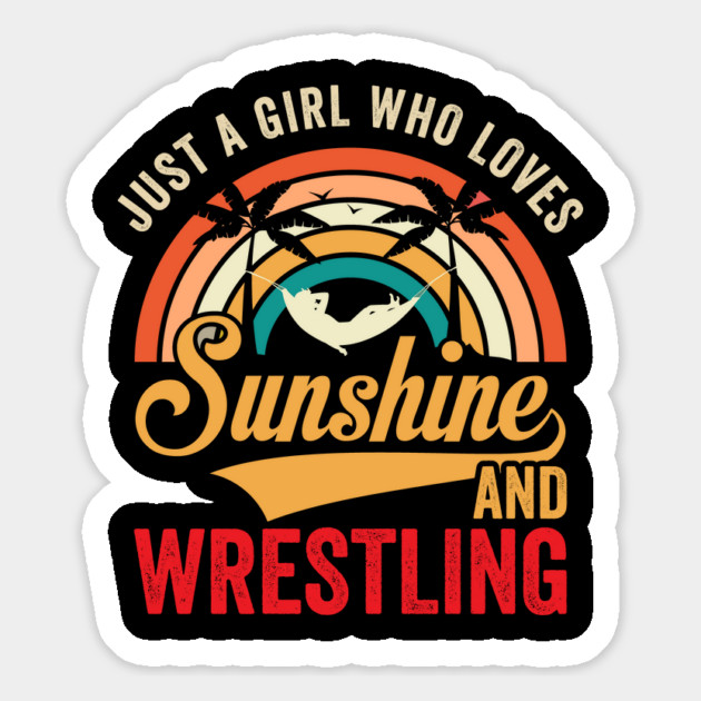 Just A Girl Who Loves Sunshine And Wrestling Magnet by ArtistTee ⭐⭐⭐⭐⭐
