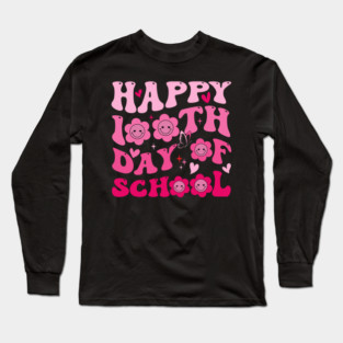 Happy 100th Day Of School Teacher Appreciation Long Sleeve T-Shirt