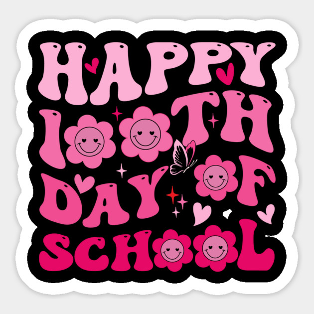 Happy 100th Day Of School Teacher Appreciation Magnet by ArtistTee ⭐⭐⭐⭐⭐