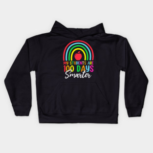 My Students Are 100 Days Smarter Teacher Appreciation Kids Hoodie
