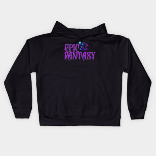 Epic Fantasy, wizard Kids Hoodie