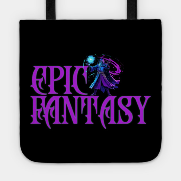 Epic Fantasy, wizard Tote by H. R. Sinclair
