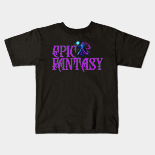 Epic Fantasy, wizard Kids T-Shirt