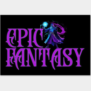 Epic Fantasy, wizard Posters and Art