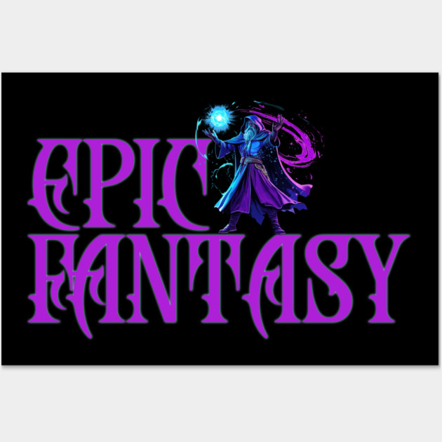 Epic Fantasy, wizard Wall Art by H. R. Sinclair