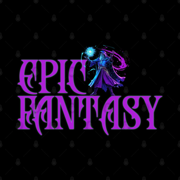 Epic Fantasy, wizard by H. R. Sinclair