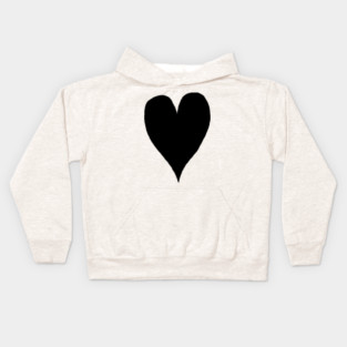 Black Heart Kids Hoodie