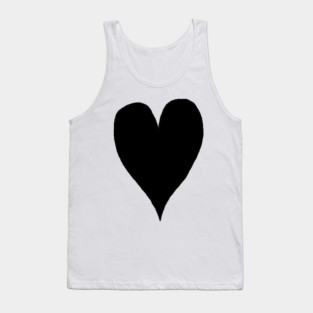 Black Heart Tank Top