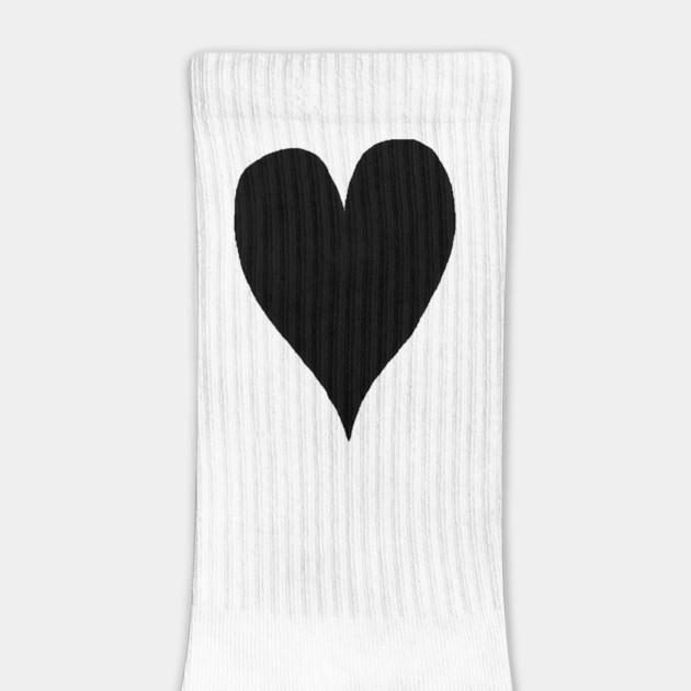 Black Heart by Creatifly Graphic Tees