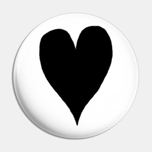 Black Heart Pin