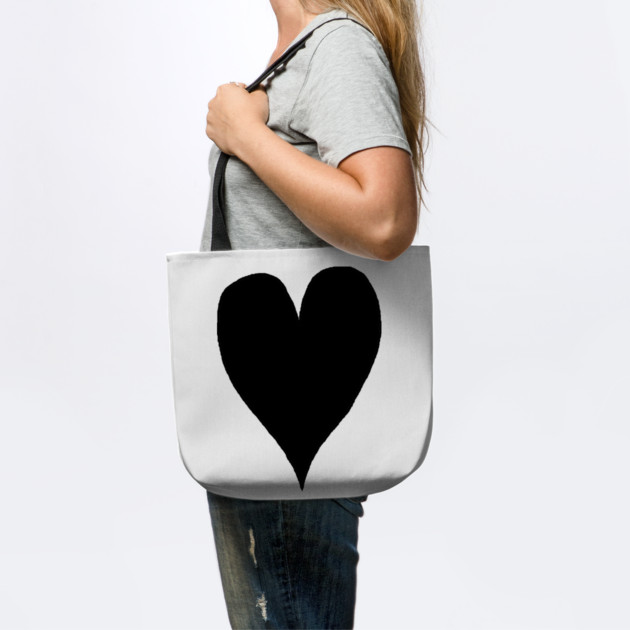 Black Heart by Creatifly Graphic Tees