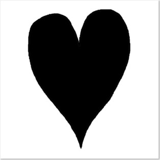 Black Heart Posters and Art