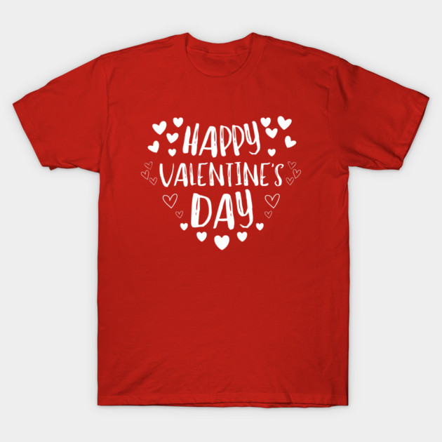 Happy Valentine’s Day T-Shirt by Creatifly Graphic Tees