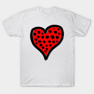 Spotted Heart Love T-Shirt
