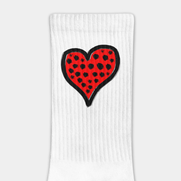 Spotted Heart Love by Creatifly Graphic Tees