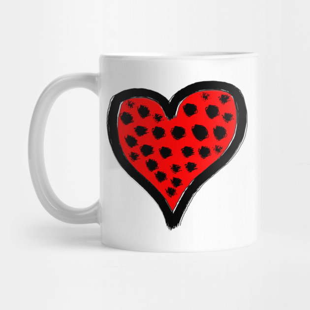 Spotted Heart Love by Creatifly Graphic Tees