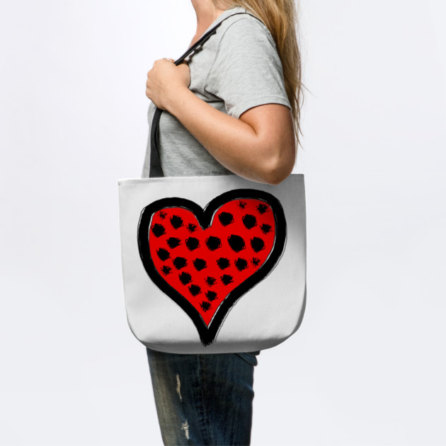 Spotted Heart Love by Creatifly Graphic Tees