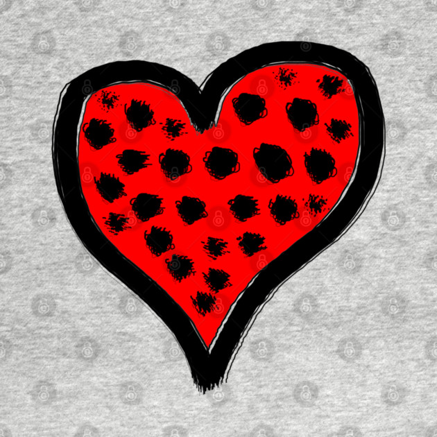 Spotted Heart Love by Creatifly Graphic Tees