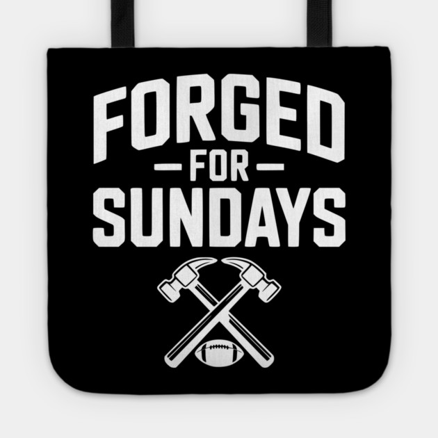 Forged for Sundays Tote by Frank Ring
