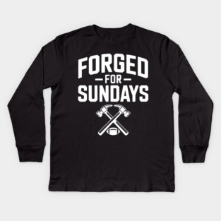 Forged for Sundays Kids Long Sleeve T-Shirt