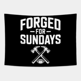 Forged for Sundays Tapestry