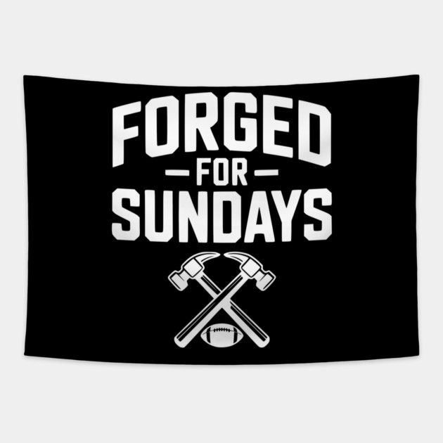 Forged for Sundays Tapestry by Frank Ring