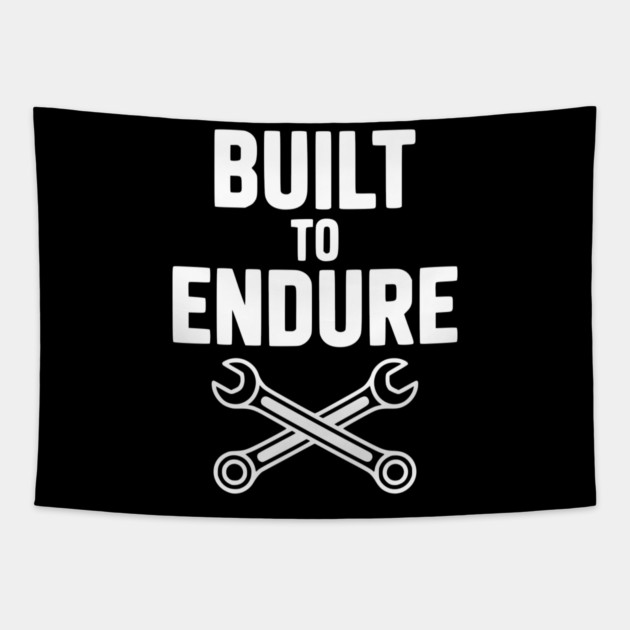 Built to Endure Tapestry by Frank Ring
