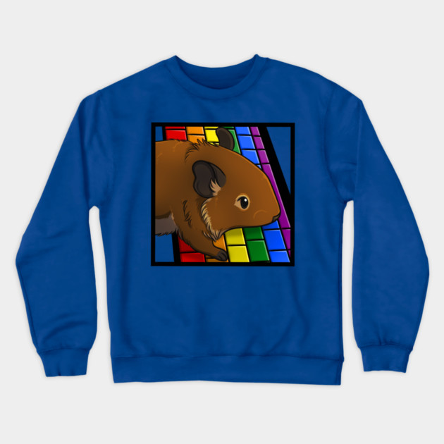 Rainbow Computer Degu Crewneck Sweatshirt by DeguArts