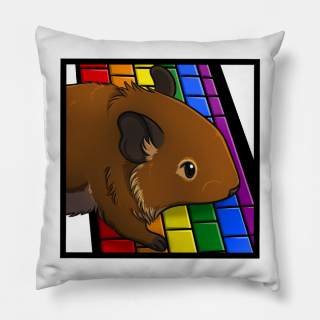 Rainbow Computer Degu Pillow by DeguArts