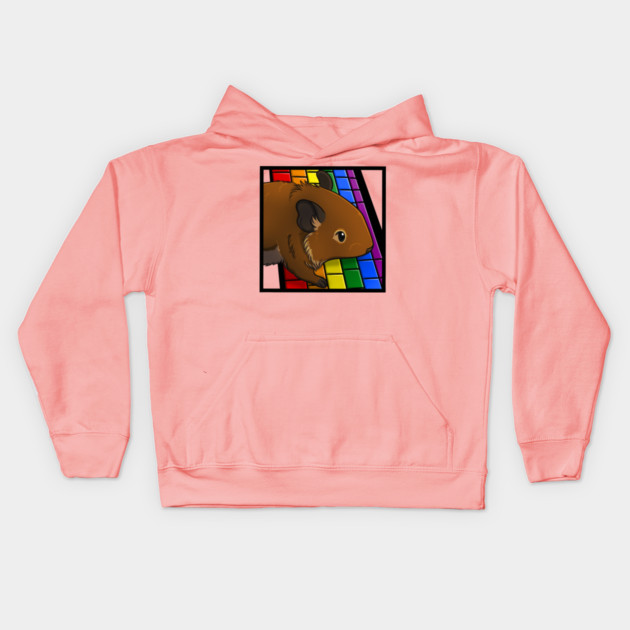 Rainbow Computer Degu Kids Hoodie by DeguArts