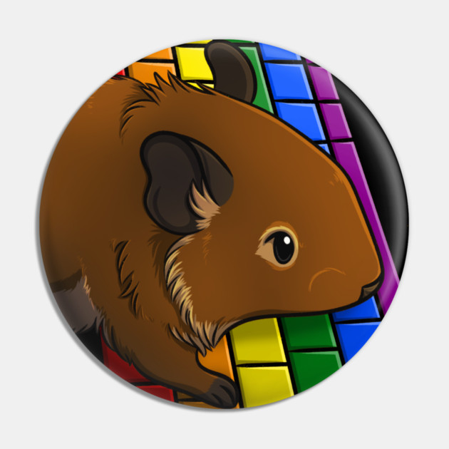 Rainbow Computer Degu Pin by DeguArts
