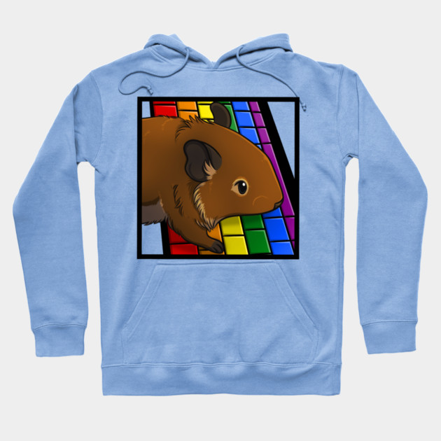 Rainbow Computer Degu Hoodie by DeguArts
