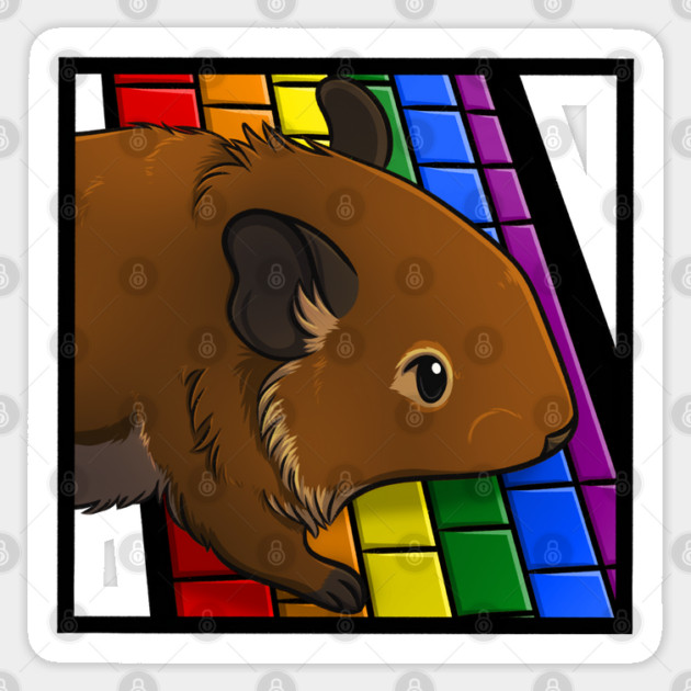 Rainbow Computer Degu Sticker by DeguArts