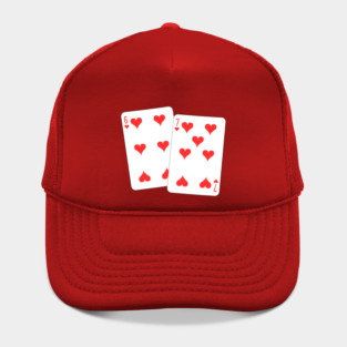 67 Playing Cards Heart - Valentine's Day Hat