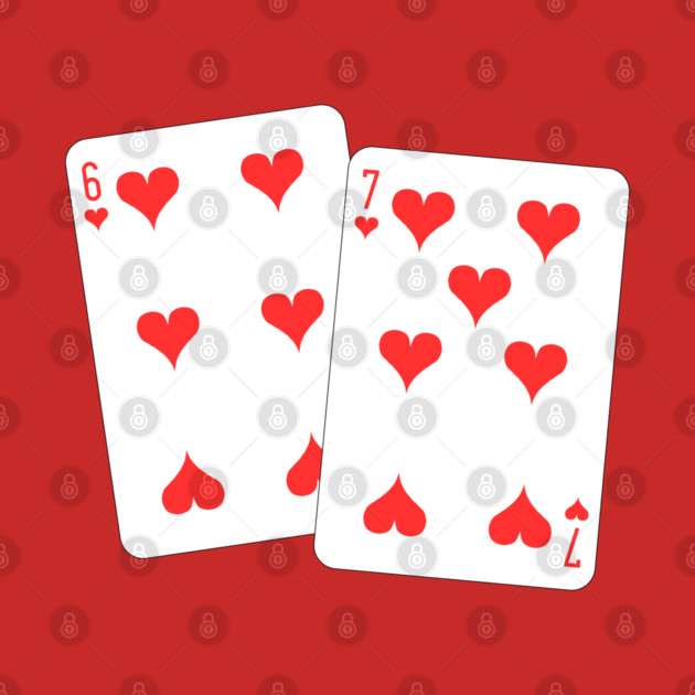67 Playing Cards Heart - Valentine's Day by Creatifly Graphic Tees