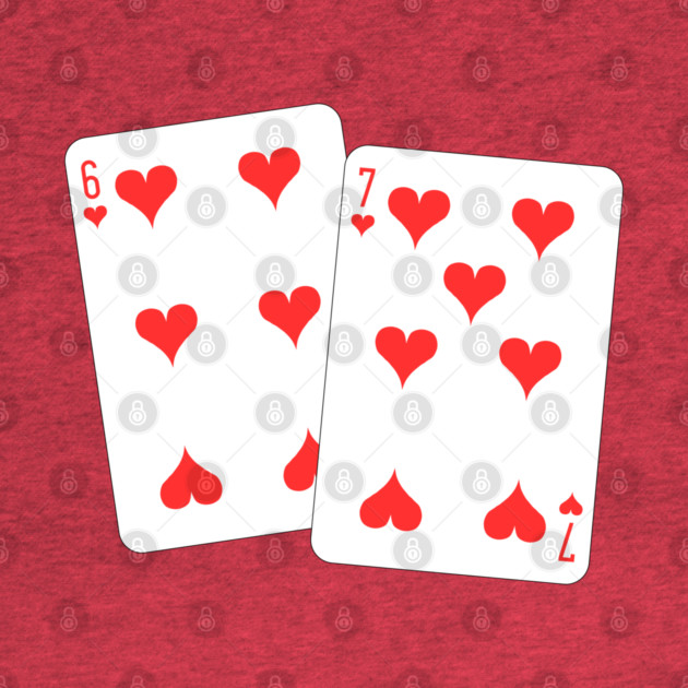 67 Playing Cards Heart - Valentine's Day by Creatifly Graphic Tees