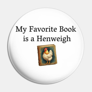 Favorite Book Shirt Pin