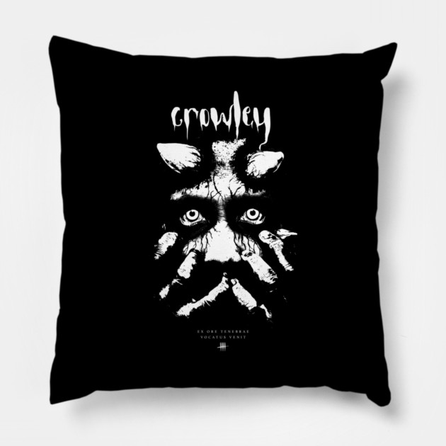 CROWLEY Pillow by artslaves