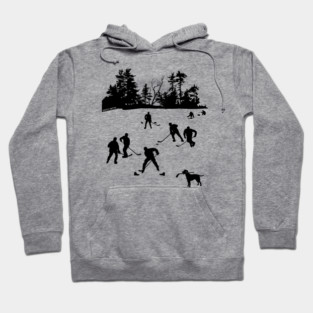 Day on the Lake Pond Hockey Hoodie